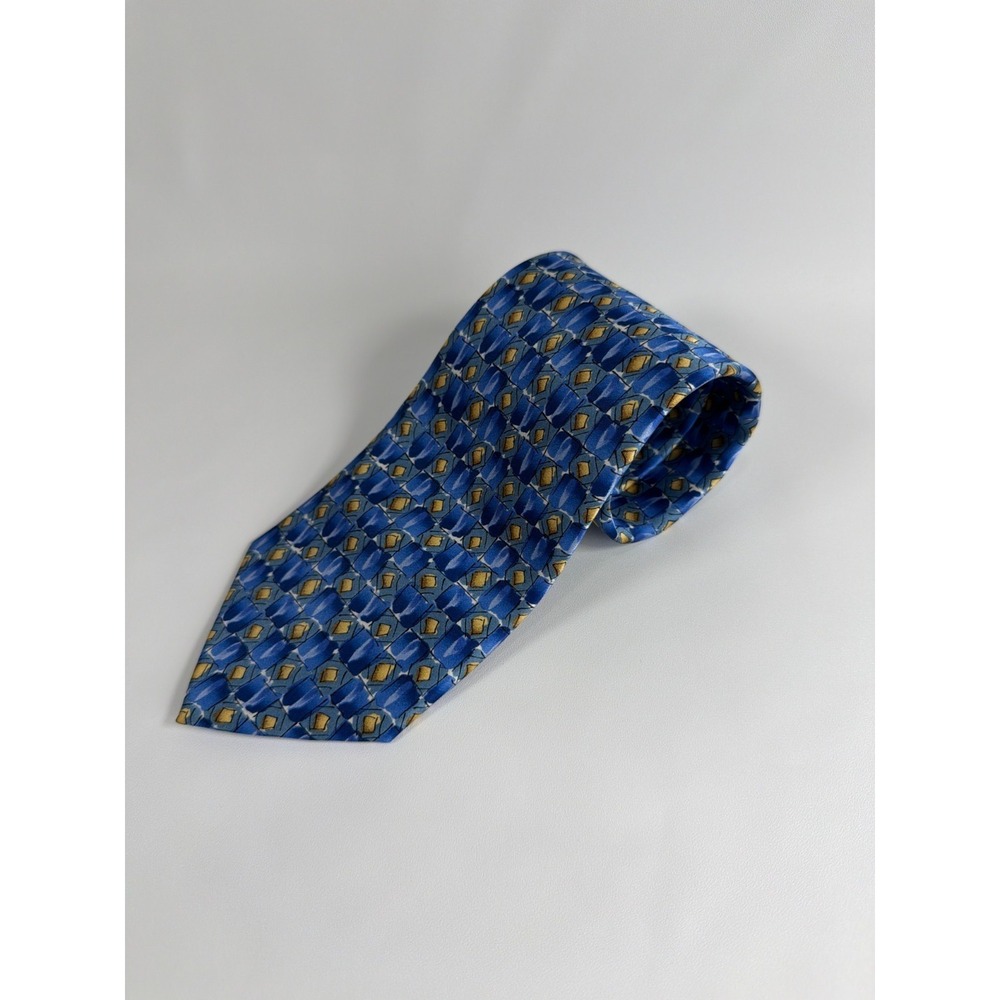 J. Garcia Tie Limited Edition Space Containers Collection 54 Abstract Silk Neckt